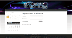 Desktop Screenshot of elpoderdelvideomarketing.com